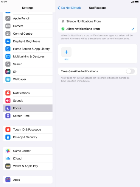 Press the indicator next to Press the indicator next to