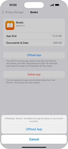 Press Offload App.