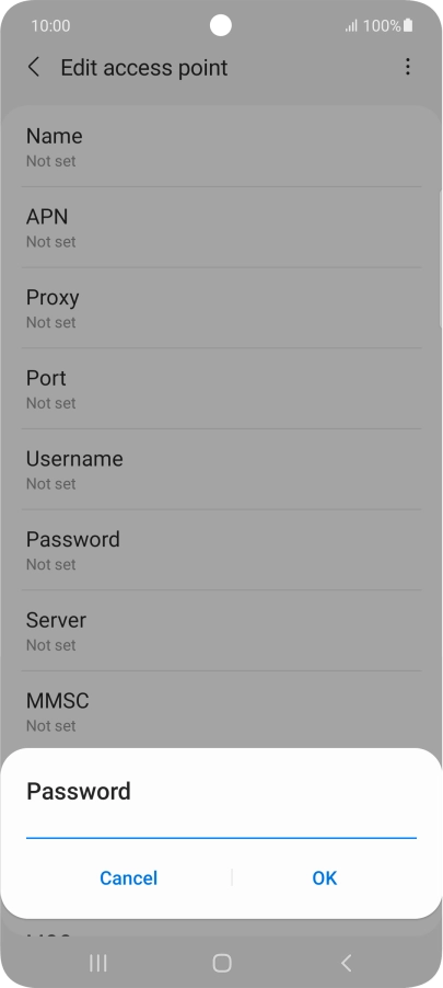 Key in wap and press OK.