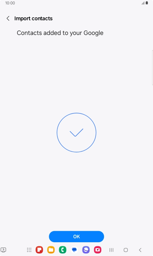 Press OK.