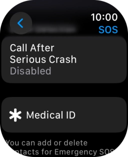 Press Medical ID. Press Medical ID.