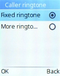 Select Fixed ringtones.