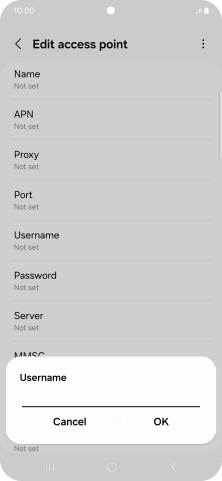 Key in wap and press OK. Key in wap and press OK.