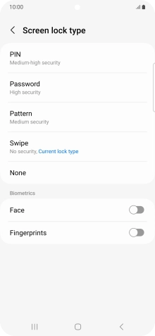 Press Fingerprints.
