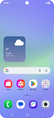 The flight mode icon shows that flight mode is turned on.