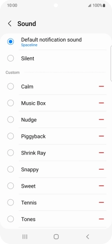 Press the required message tones to hear them.