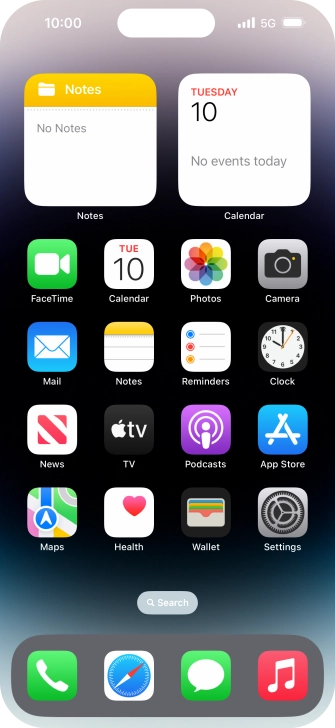 The network mode icon shows the network mode currently used by your phone.