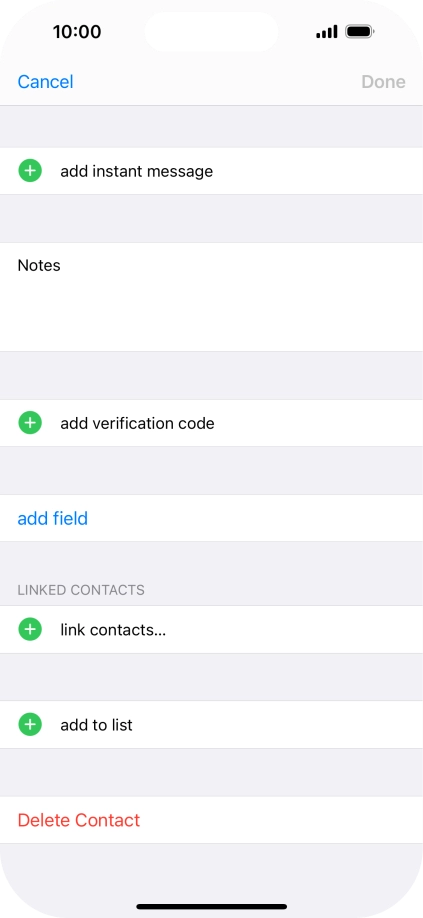 Press link contacts....