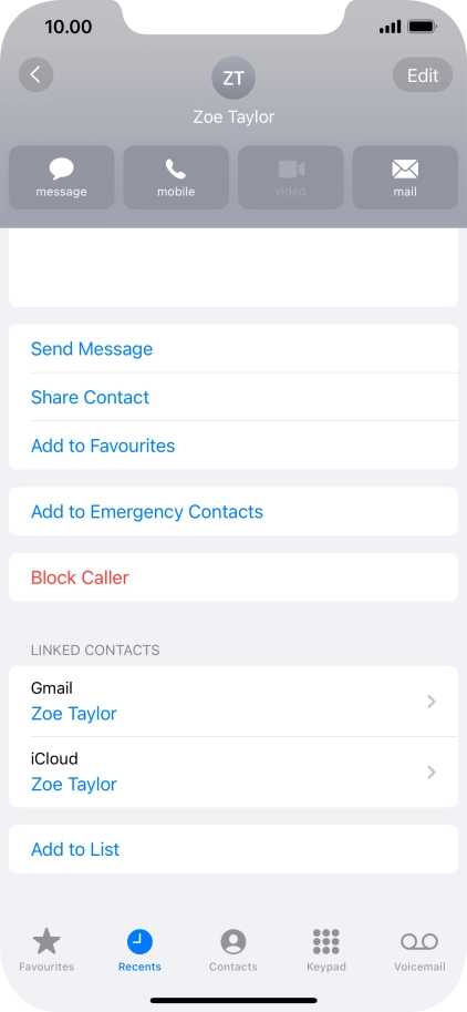 Press Block Caller.