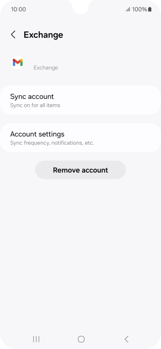 Press Remove account. Press Remove account.
