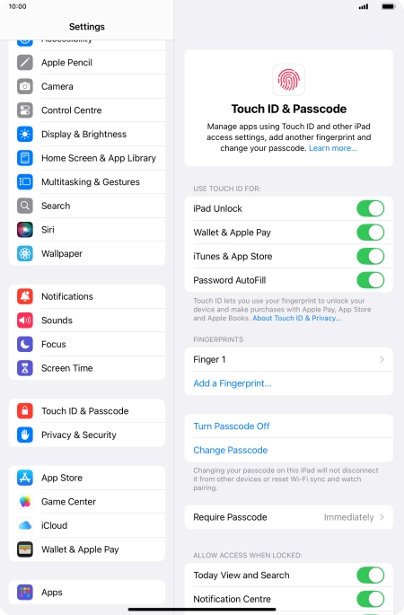 Press the indicators next to the required settings to turn them on or off. Press the indicators next to the required settings to turn them on or off.