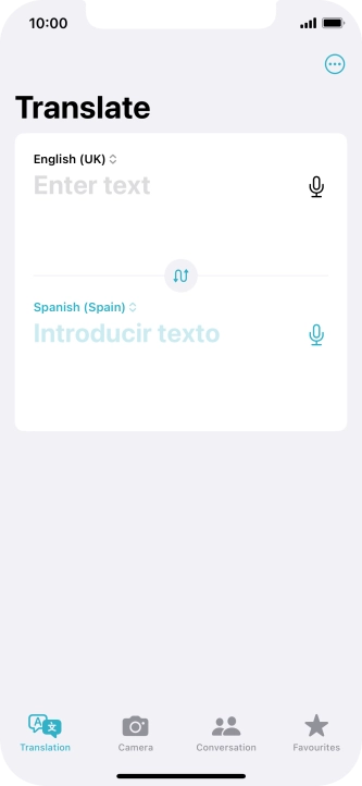 Press the first drop down list.