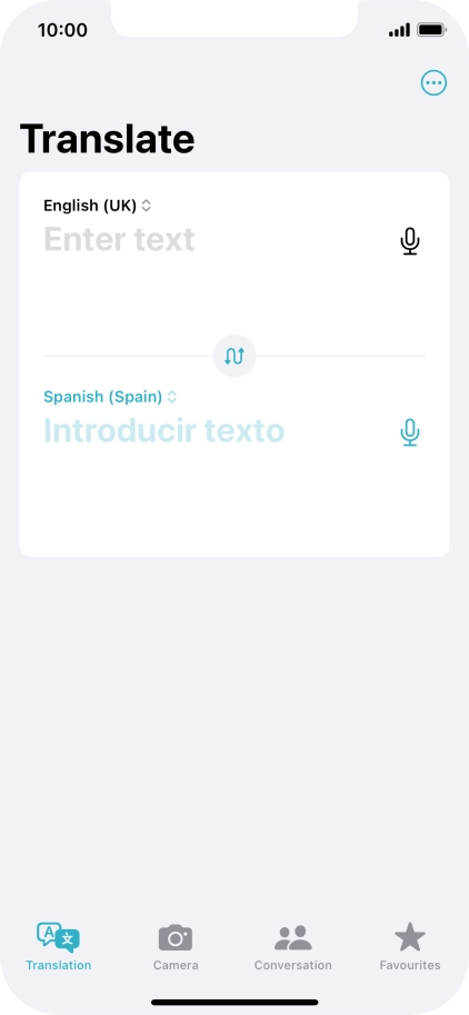 Press the first drop down list.