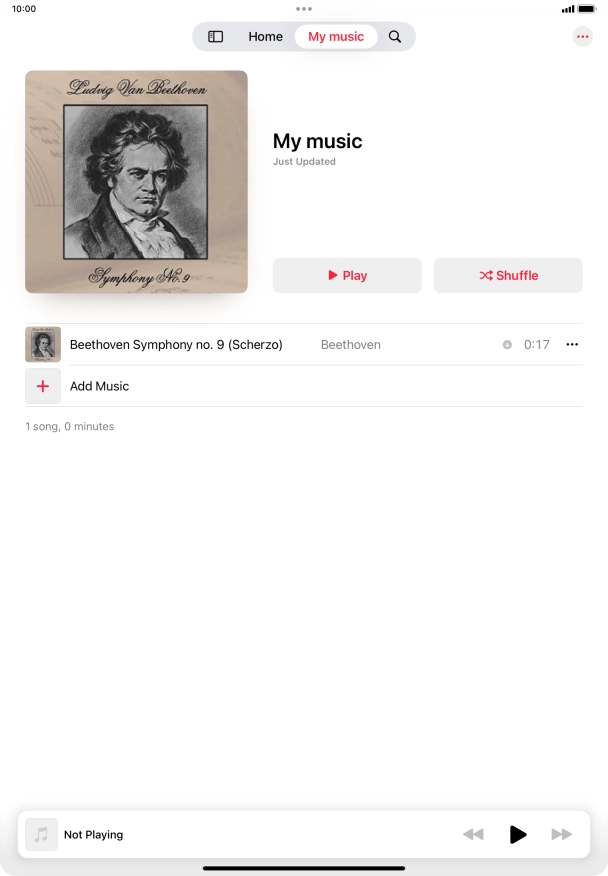 Go to the required category or playlist and press the required audio file. Go to the required category or playlist and press the required audio file.
