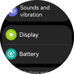 Press Display.