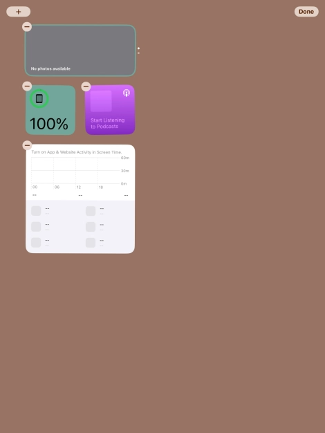 Press the add icon.