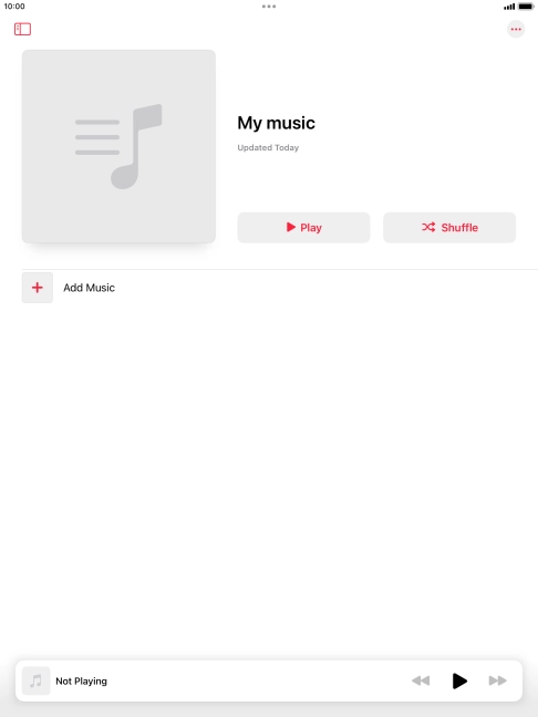 Press Add Music.
