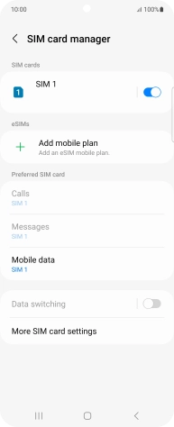 Press the Home key to return to the home screen.