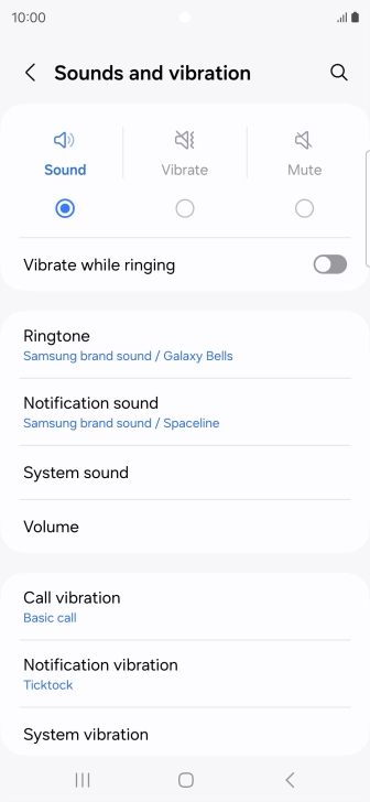 Press Ringtone.