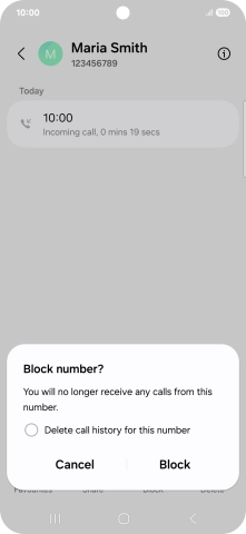 Press Block.