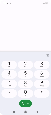Press the Home key to return to the home screen.