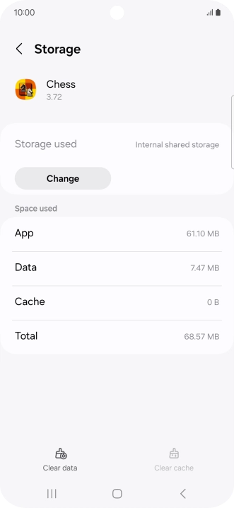 Press the Home key to return to the home screen.