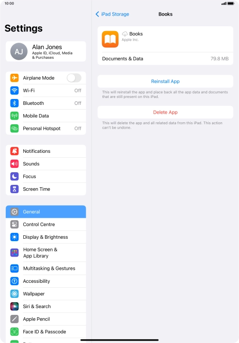 Slide your finger upwards starting from the bottom of the screen to return to the home screen.