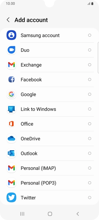 Press Google.