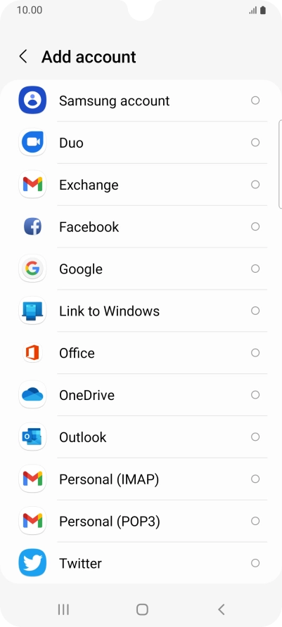 Press Google.