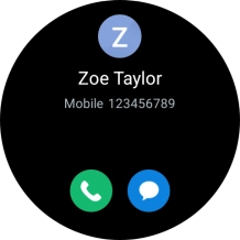 Press the call icon.