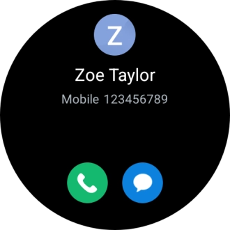Press the call icon.