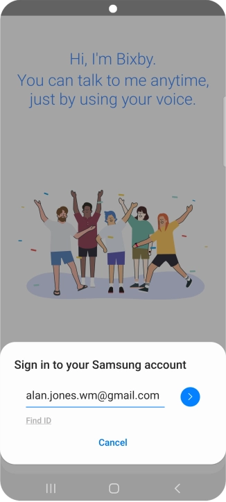 Press arrow right. Press arrow right.