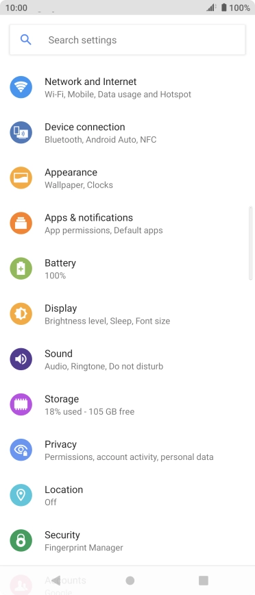 Press Apps & notifications. Press Apps & notifications.
