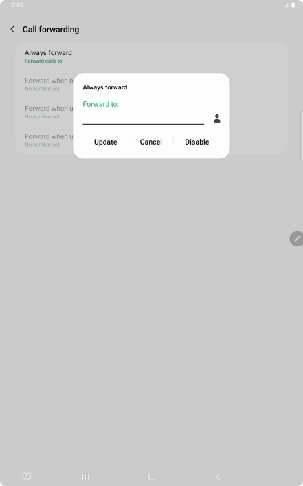 Press Disable.