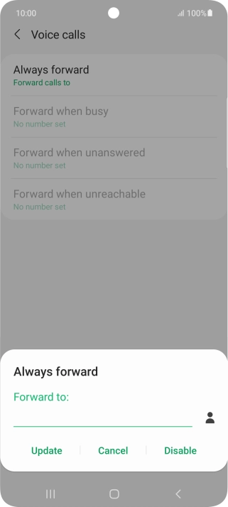 Press Disable.