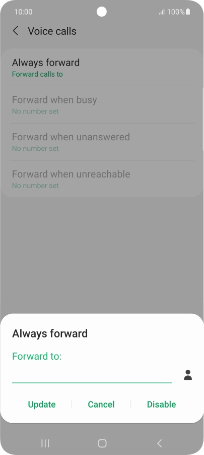 Press Disable.