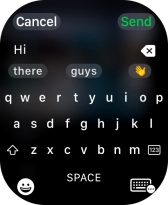Press the input icon.