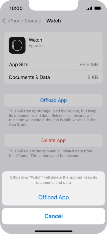 Press Offload App.