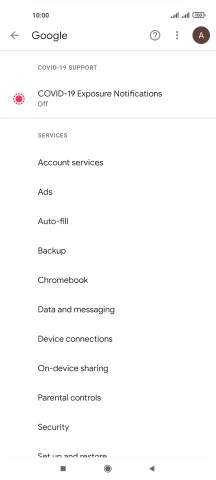 Press Security.