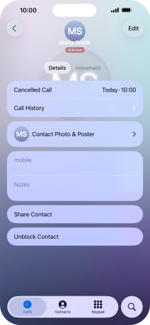 Slide your finger upwards starting from the bottom of the screen to return to the home screen.