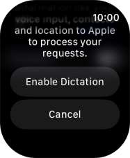 Press Enable Dictation.