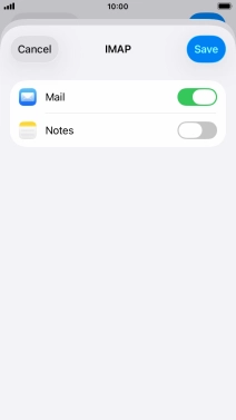 Press Save. Your email account has now been set up. To select more settings for incoming and outgoing server, proceed with the following steps.