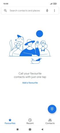 Press the menu icon. Press the menu icon.