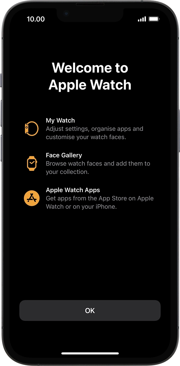 On your phone: Press OK to finish the activation.