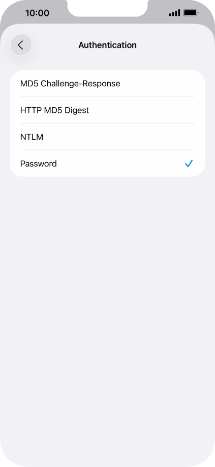 Press Password.