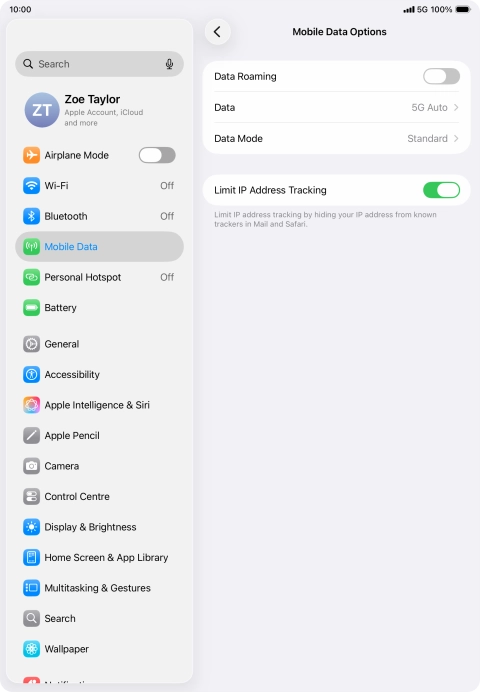 Press the indicator next to Press the indicator next to