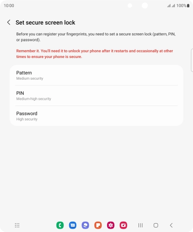 Press the required phone lock code and follow the instructions on the screen to create an additional phone lock code. Press the required phone lock code and follow the instructions on the screen to create an additional phone lock code.