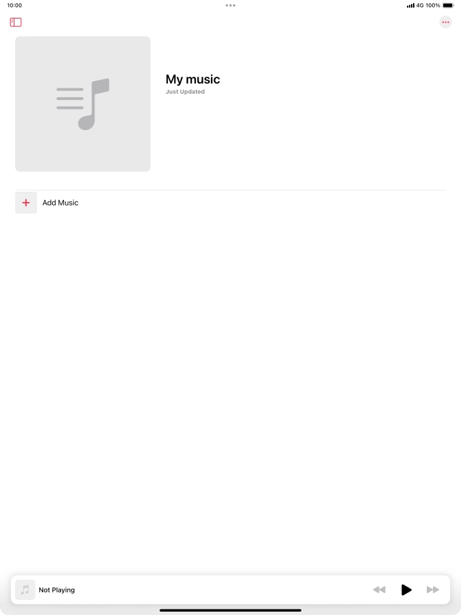 Press Add Music.