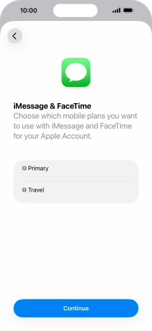 Press the required price plan. Press the required price plan.