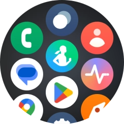 Press the message icon.